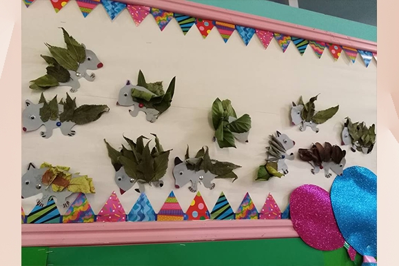 مظاهر فصل الخريف ثانوية المصطفى ص صور